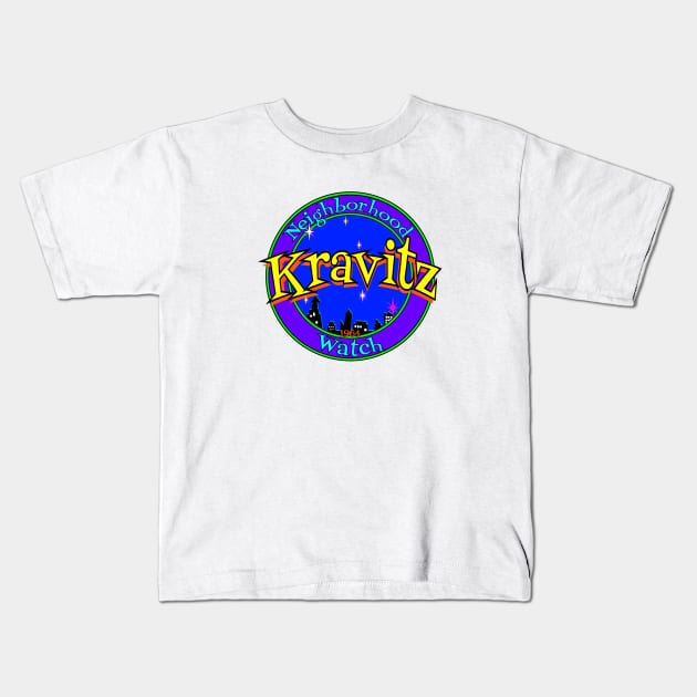 Kravitz Neighbourhood Watch Kids T-Shirt by Retro-Matic